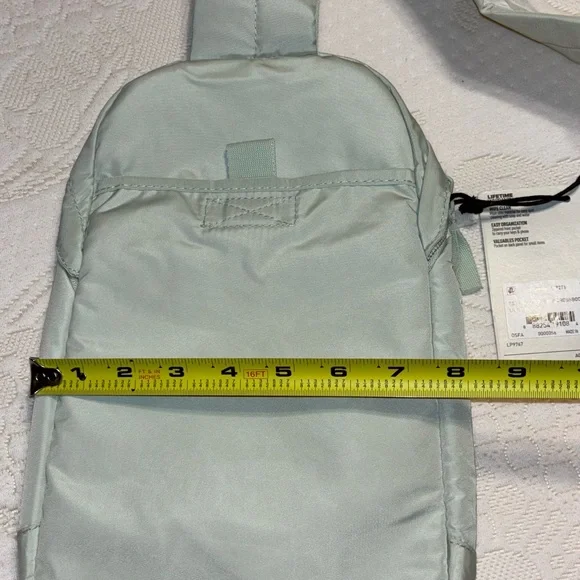 NWT Adidas Crossbody Sling bag/purse Linen Green - Picture 4 of 9